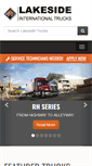 Mobile Screenshot of lakesidetrucks.com